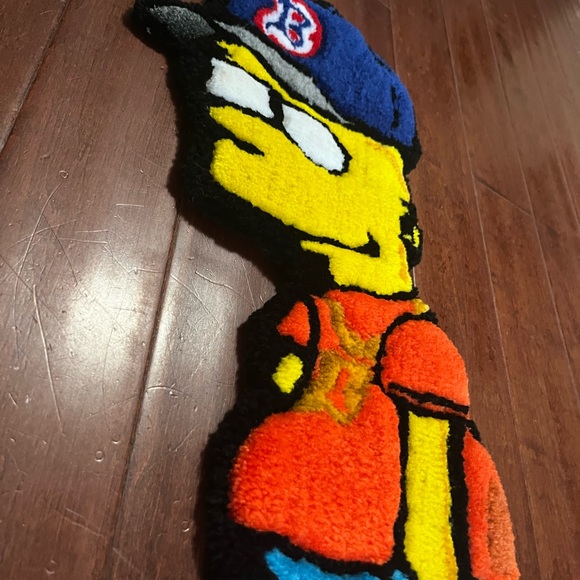 Custom Bart Simpson Rug - Picture 3 of 3